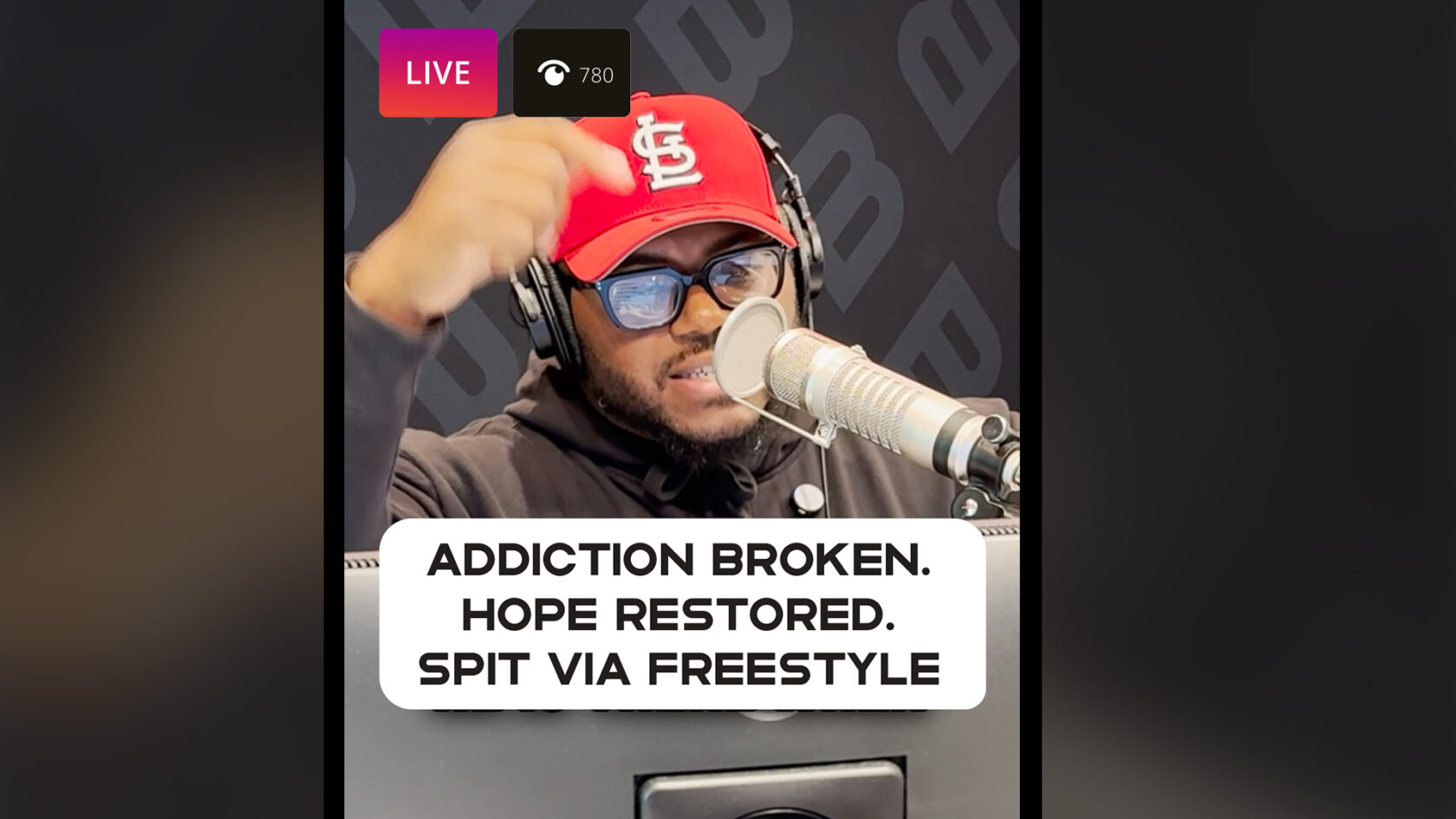 Addiction Broken. Spit via Freestyle