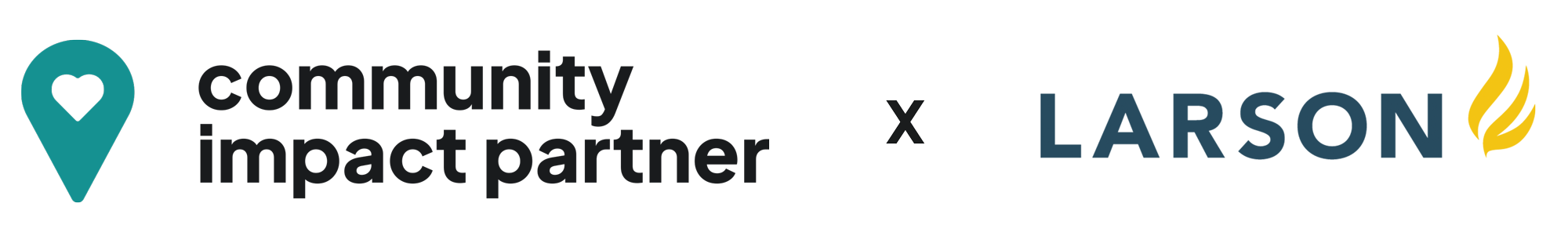 CommunityImpact Combo Logo Larson